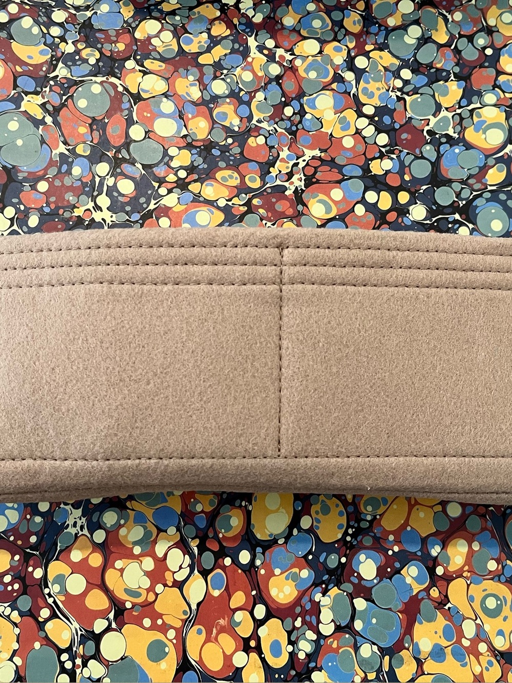 Purse Organizer for Fendi Medium Baguette in Taupe